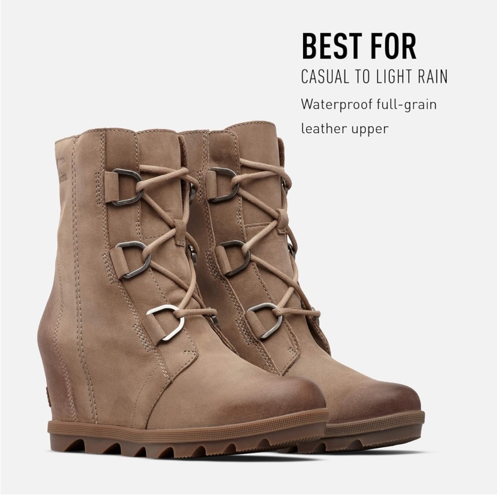 New Joan of Arctic wedge Sorrel boots